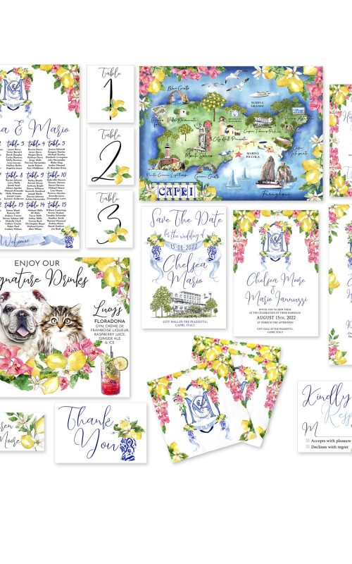 custom-watercolor-wedding-stationery-lilies-and-marbles- custom-watercolor-wedding-stationery-lilies-and-marbles-